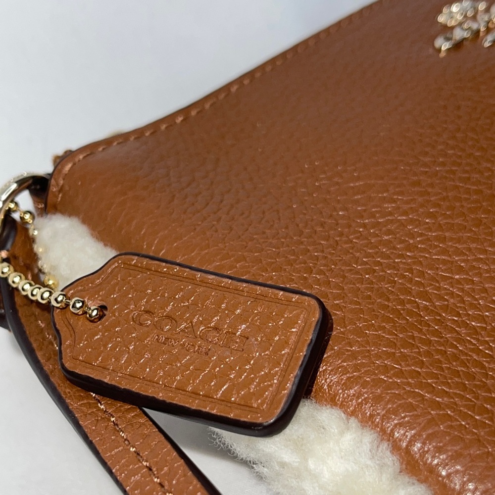 Coach Teddy Bear Wristlet Wallet